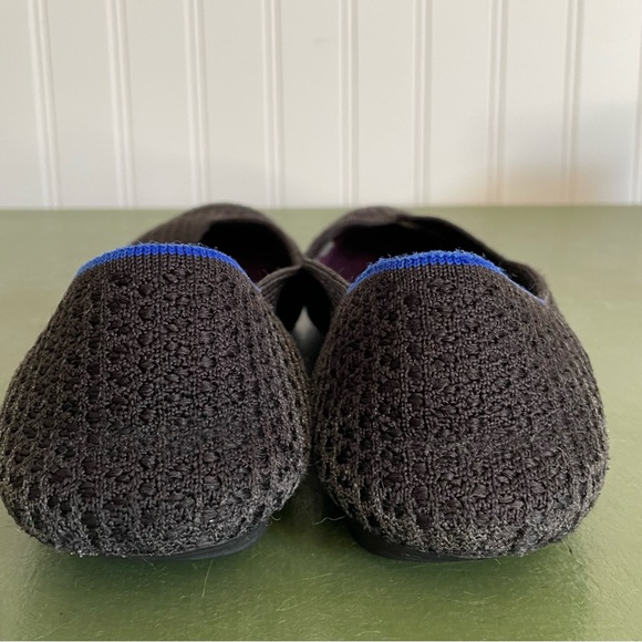 Rothy’s THE CLASSIC FLAT in Solid Black - Picture 8 of 11